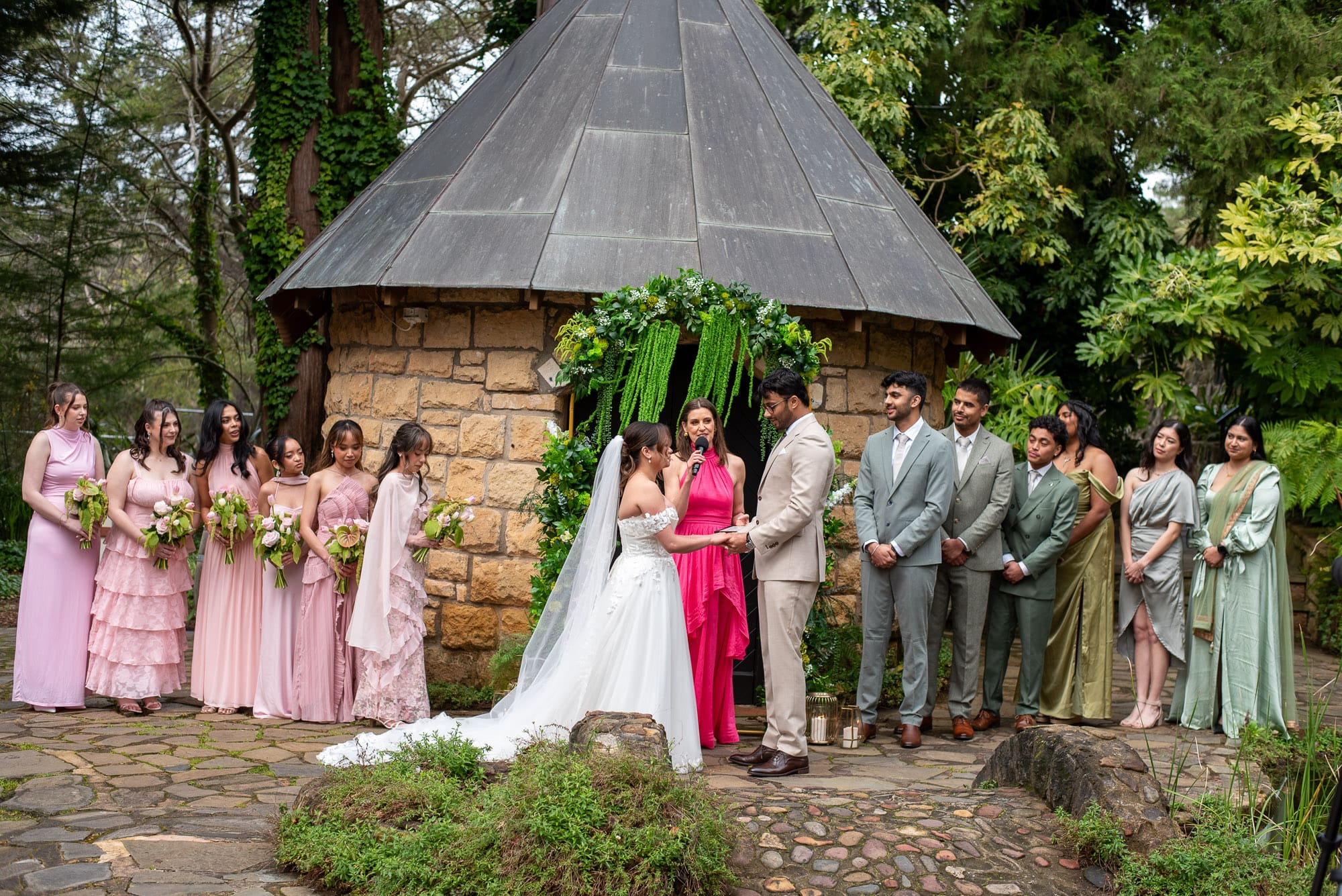 Miracle & Emmanuel wedding photo at The Manor, Basket Range